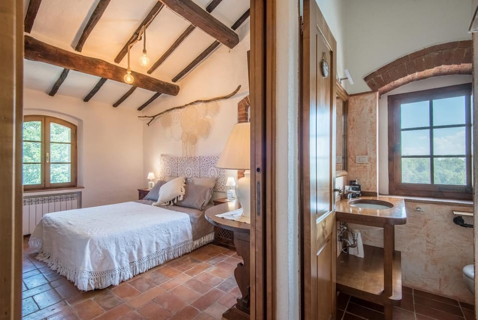 Property building, Living room, Bedroom