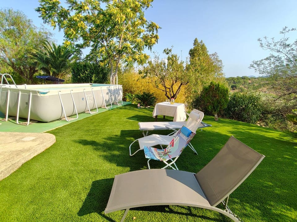 Spring, Natural landscape, Garden, Solarium, Garden view, sunbed