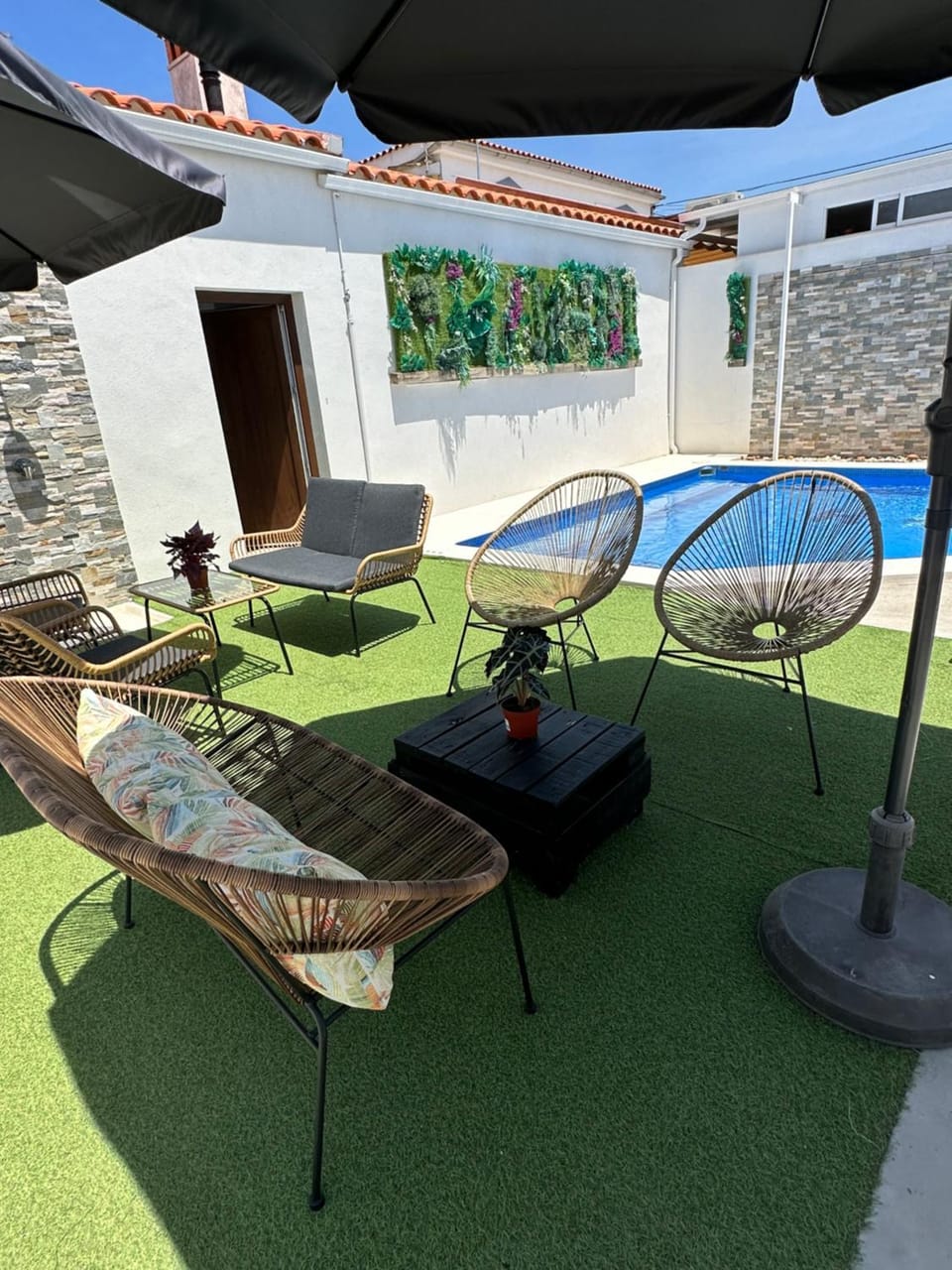 Patio, Pool view, Swimming pool