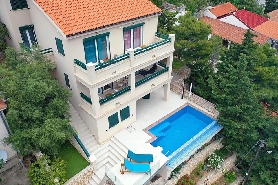 Bird's eye view, Swimming pool, Swimming pool