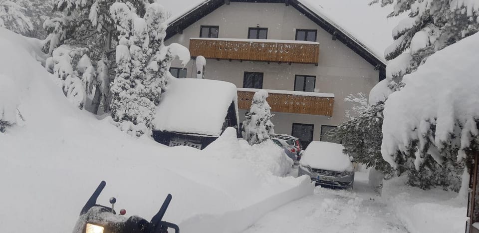 Natural landscape, Winter, Parking