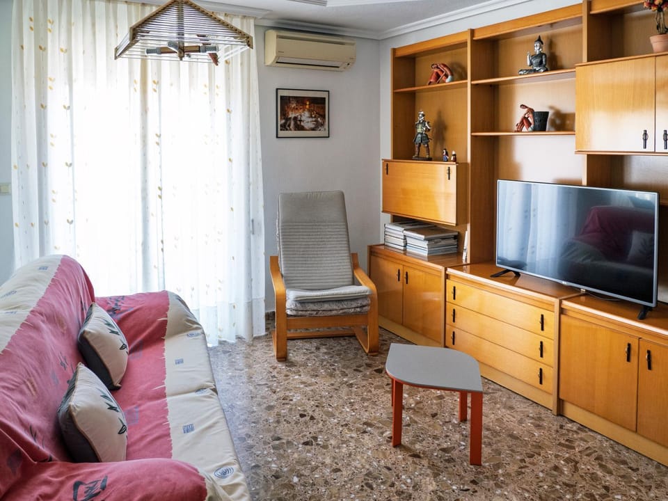 TV and multimedia, Balcony/Terrace, Living room, Lounge or bar, Photo of the whole room, furniture, air conditioner
