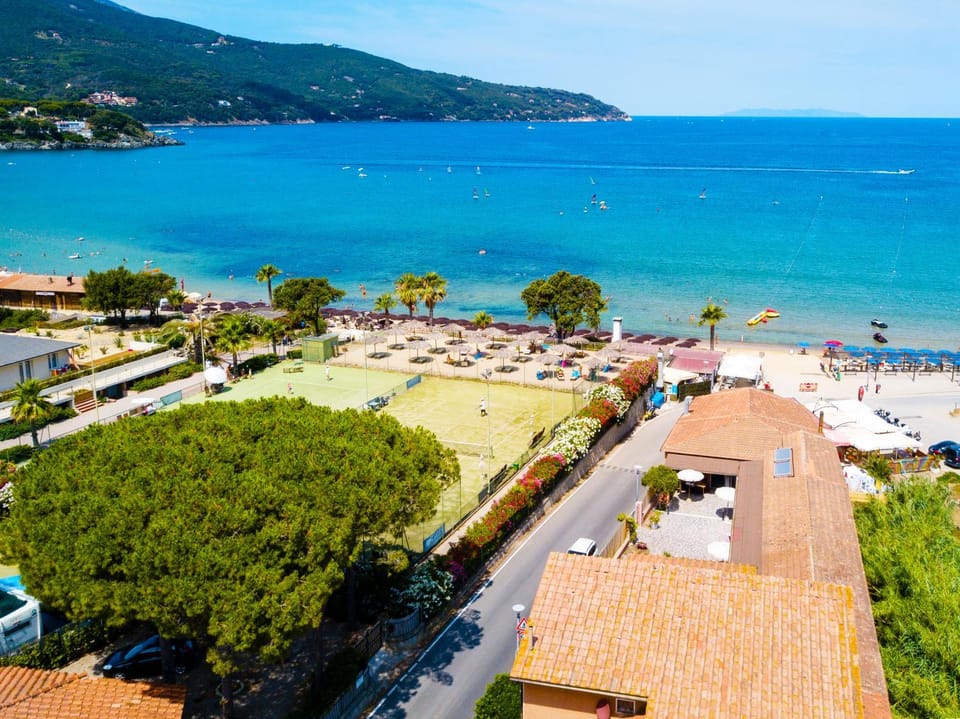 Bird's eye view, Beach, Sea view