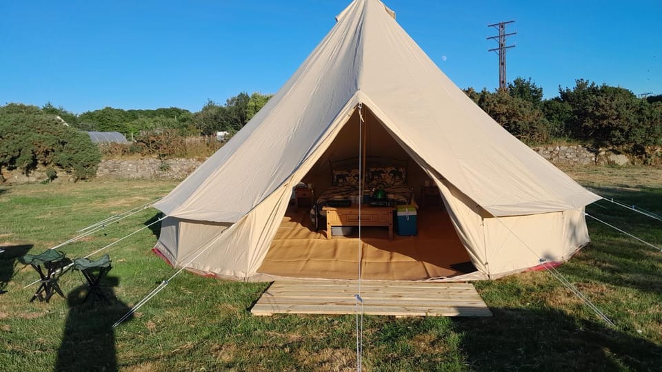 Cornish Skies Glamping Luxury tent in England