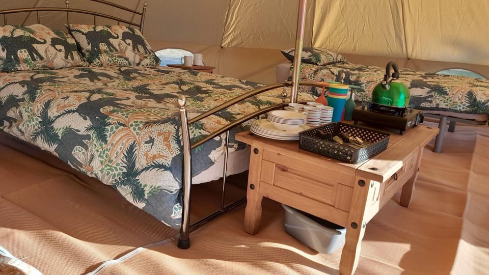 Cornish Skies Glamping Luxury tent in England