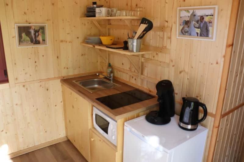 Roulottes cocooning au coeur des Landes Campground/ 
RV Resort in Nouvelle-Aquitaine