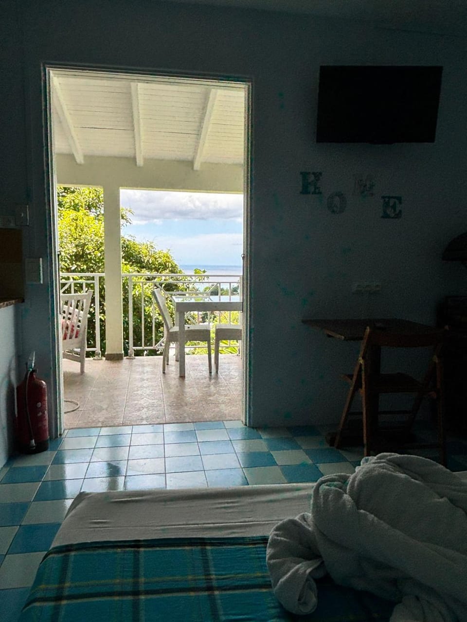 Patio, Bed, View (from property/room), Bedroom, Sea view
