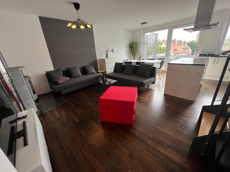 Penthouse-Wohnung - Balkon - Dachterrasse - Zentrum Apartment in Nuremberg