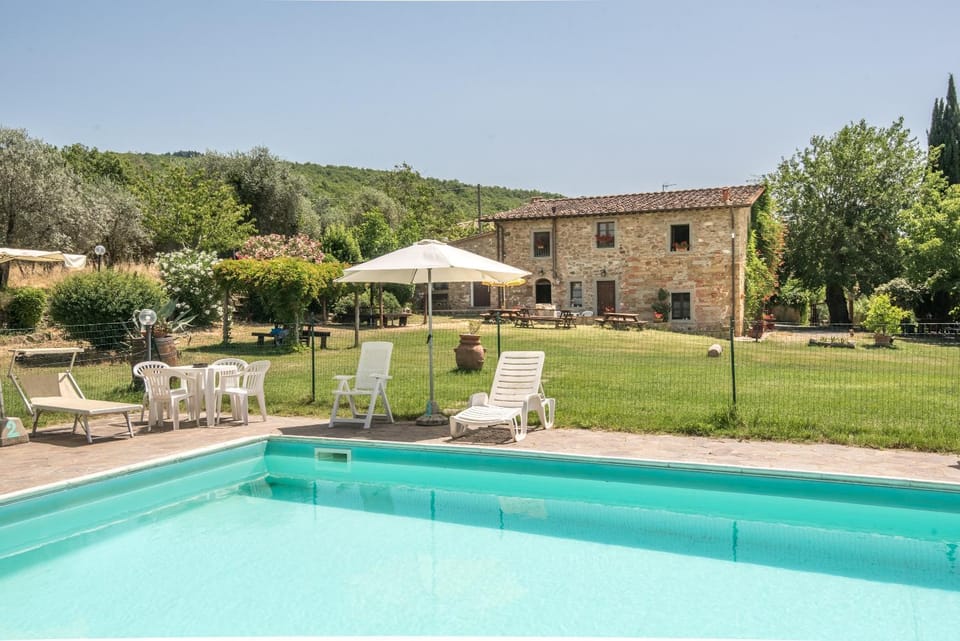 Property building, Living room, Swimming pool