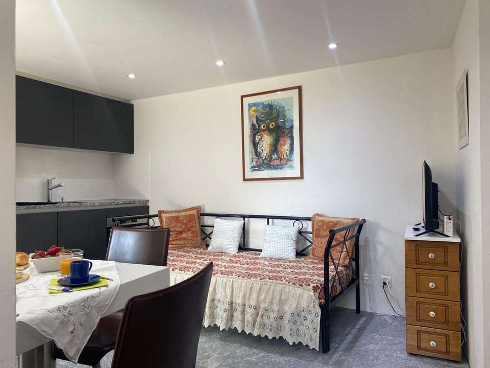 Living room, kitchen