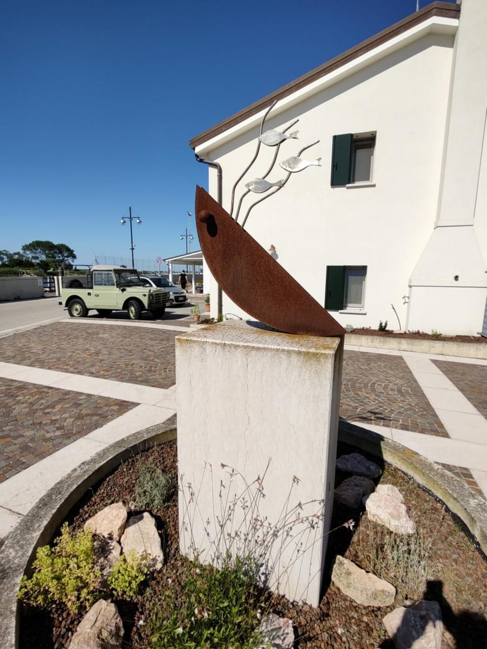 Property building, Patio