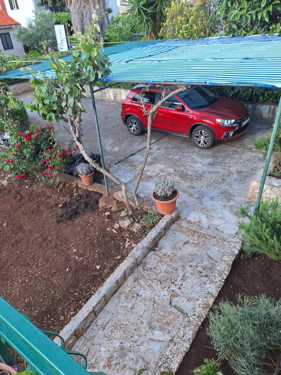 Property building, Patio