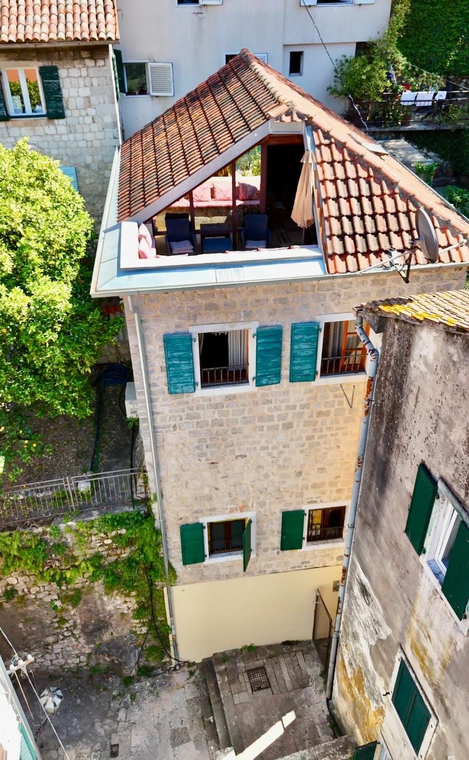 Mediterranean Stone Villa in Old Town House in Kotor