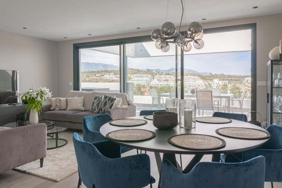 Magnificent frontline golf Penthouse in Navigolf La Cala de Mijas Apartment in Costa del Sol