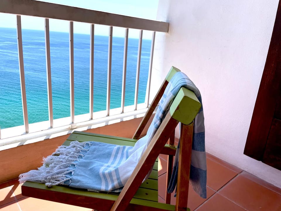 View (from property/room), Balcony/Terrace, Beach