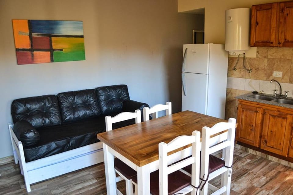 Dining area, oven, stove