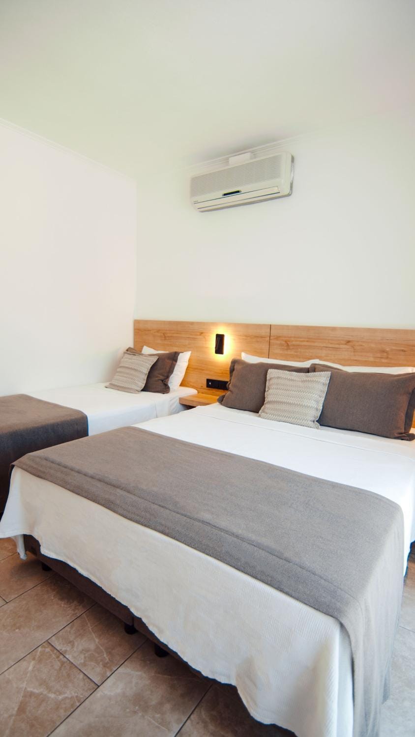 Bed, Bedroom, Text overlay, air conditioner