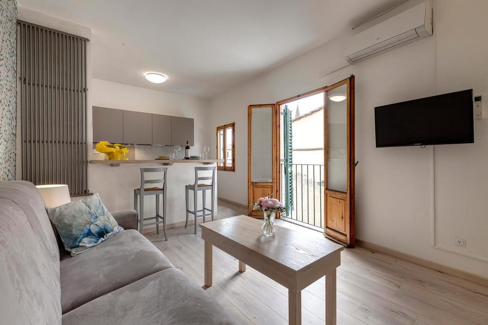 Communal lounge/ TV room, TV and multimedia, Kitchen or kitchenette, Living room, Seating area, Dining area, Evening entertainment, air conditioner