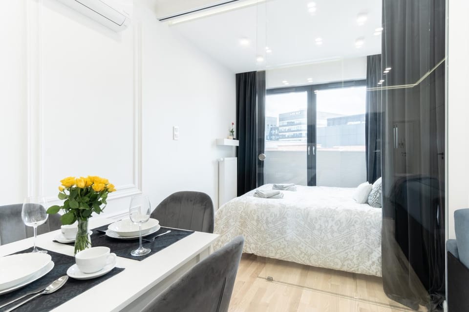 Lovely flat Fabryczna Street AC free parking Apartment in Krakow
