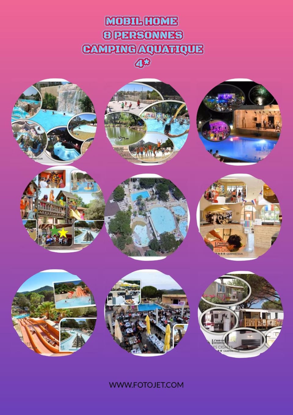 MOBIL-HOME HOLYDAY'S 8 personnes Campground/ 
RV Resort in Vidauban