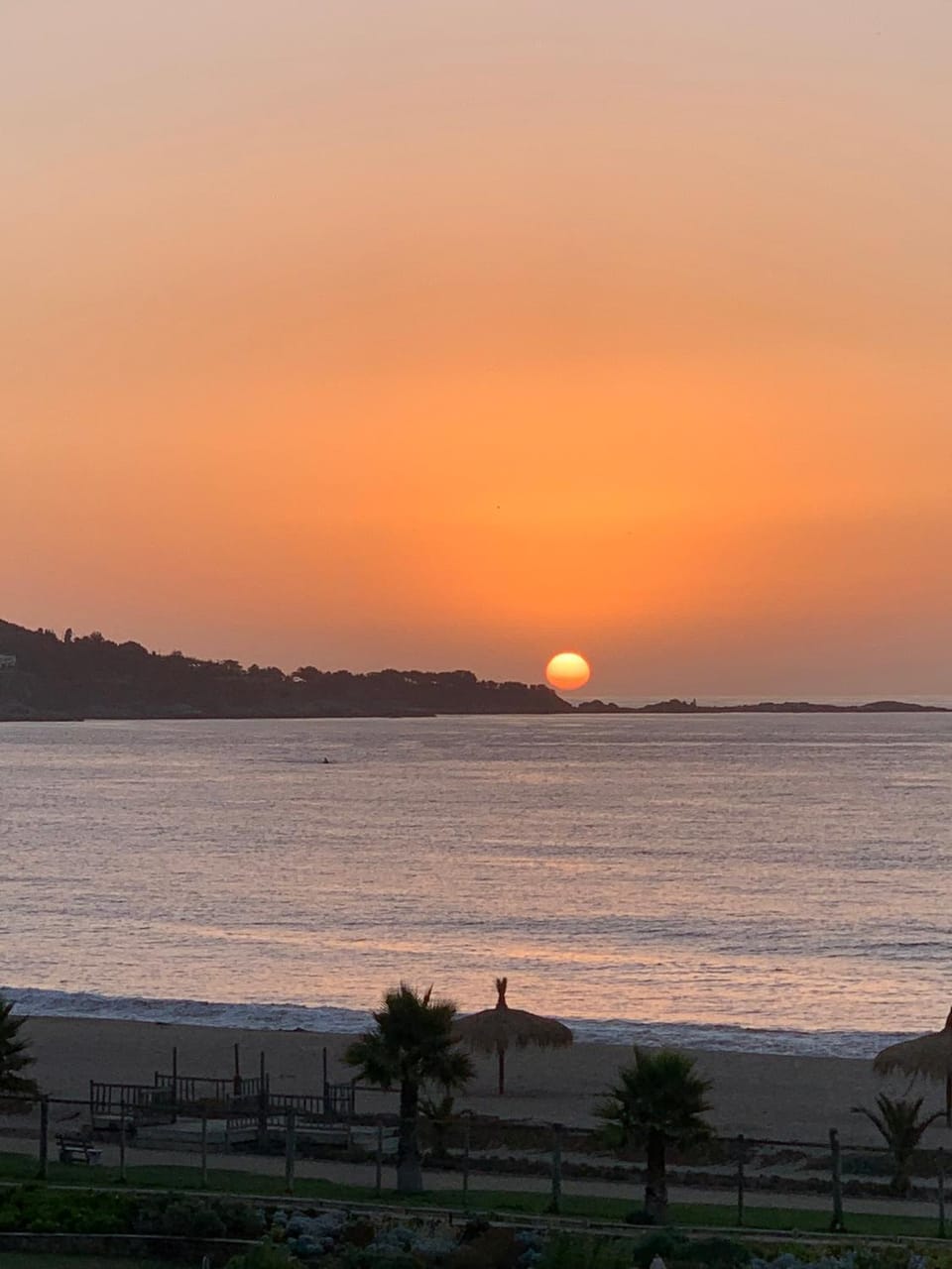 Natural landscape, Sea view, Sunset