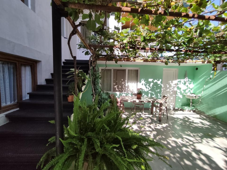 Property building, Patio, Spring, Day, Garden, View (from property/room), Balcony/Terrace, Garden view
