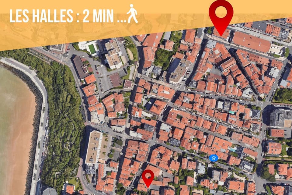 Chalet basque 6 couchages centre ville Biarritz House in Biarritz