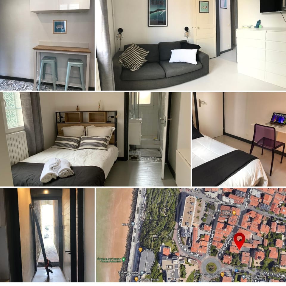 Chalet basque 6 couchages centre ville Biarritz House in Biarritz