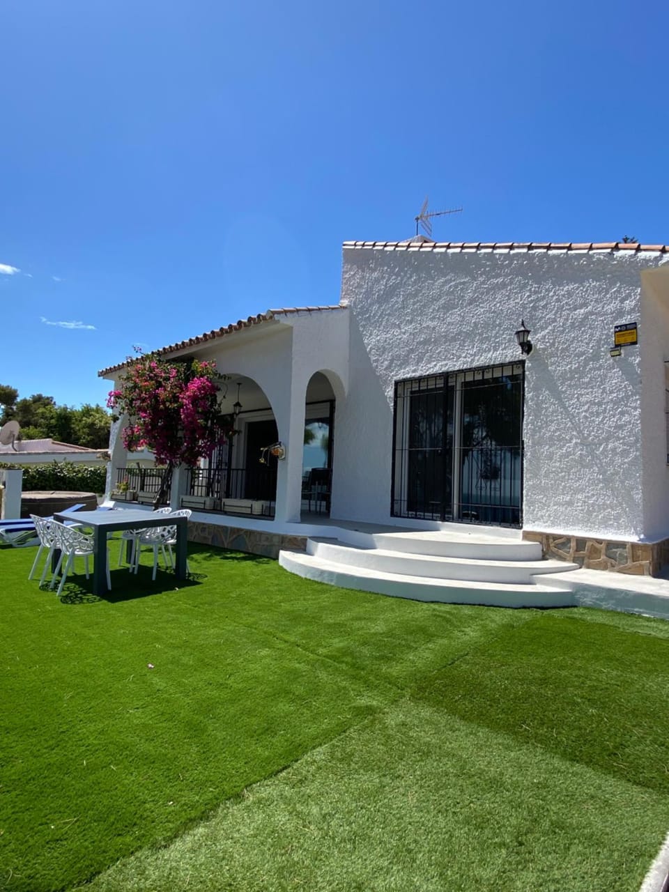 Property building, Garden view