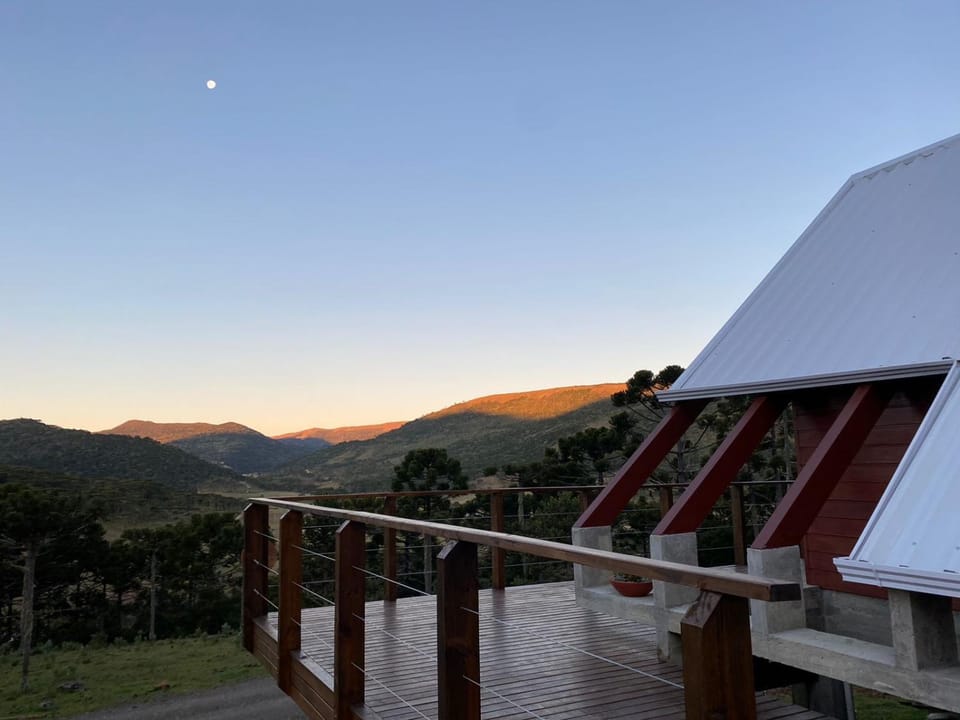 Property building, Mountain view, Sunset