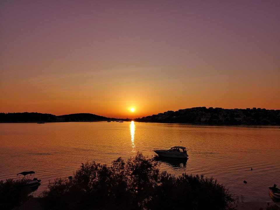 Natural landscape, Sea view, Sunset