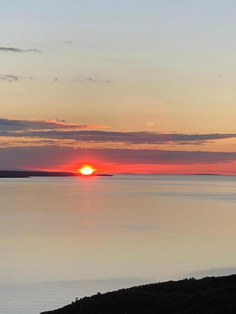 Natural landscape, Sunset