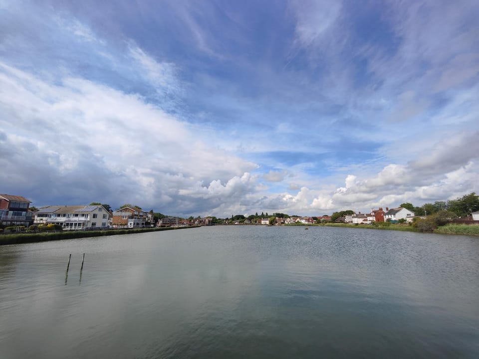 Natural landscape, Lake view