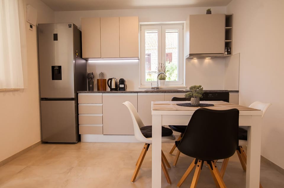 Kitchen or kitchenette, Dining area