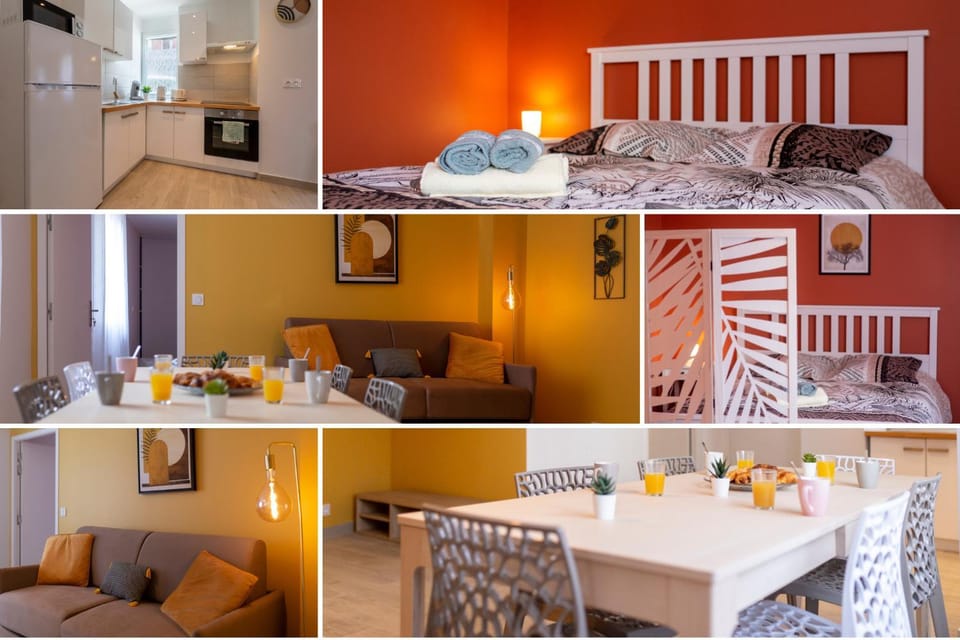 Kitchen or kitchenette, Living room, Photo of the whole room, Seating area, Bedroom