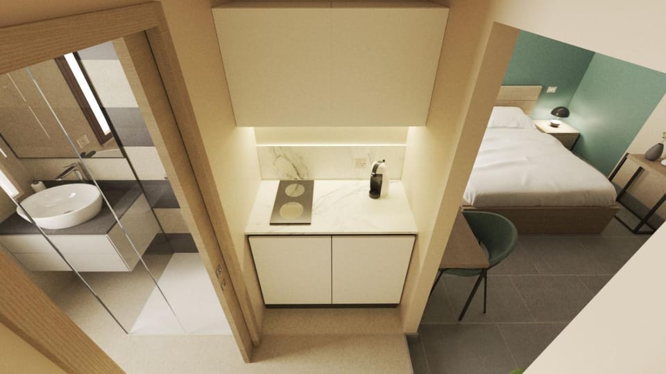 Kitchen or kitchenette