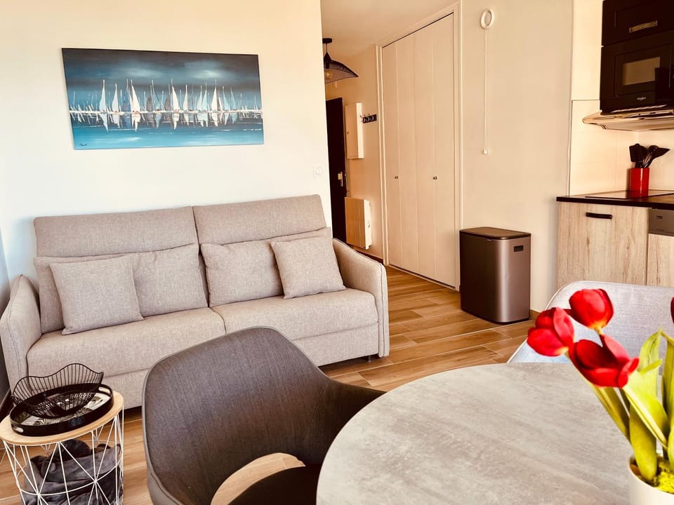 Studio, vue mer à 150m de la plage Apartment in Trouville-sur-Mer