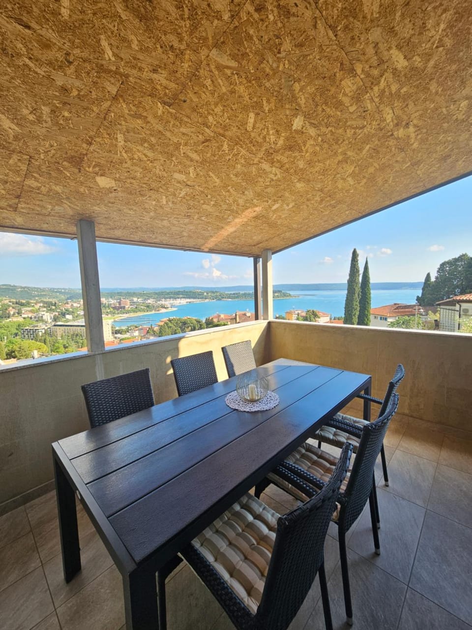 Patio, Day, View (from property/room), Balcony/Terrace, Lake view, Sea view