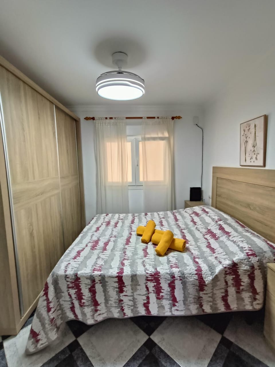 Bed, Photo of the whole room, Bedroom, wardrobe