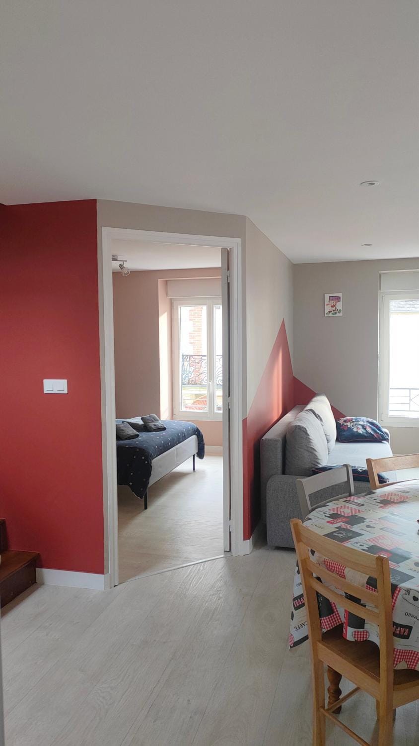 Living room, Bedroom