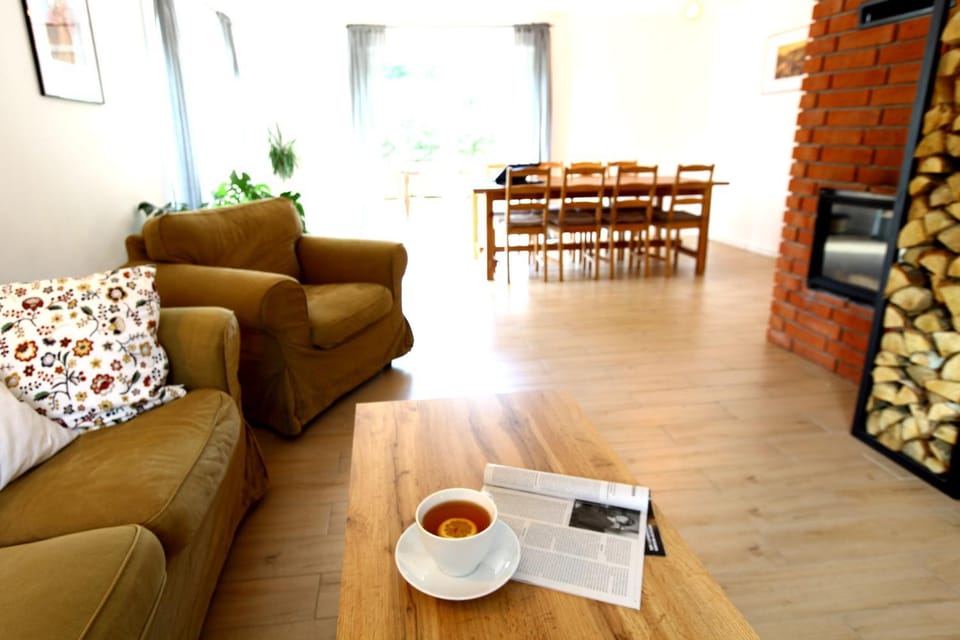 Living room, Dining area, flat iron