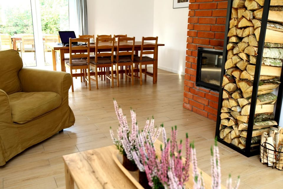 Living room, Dining area, flat iron