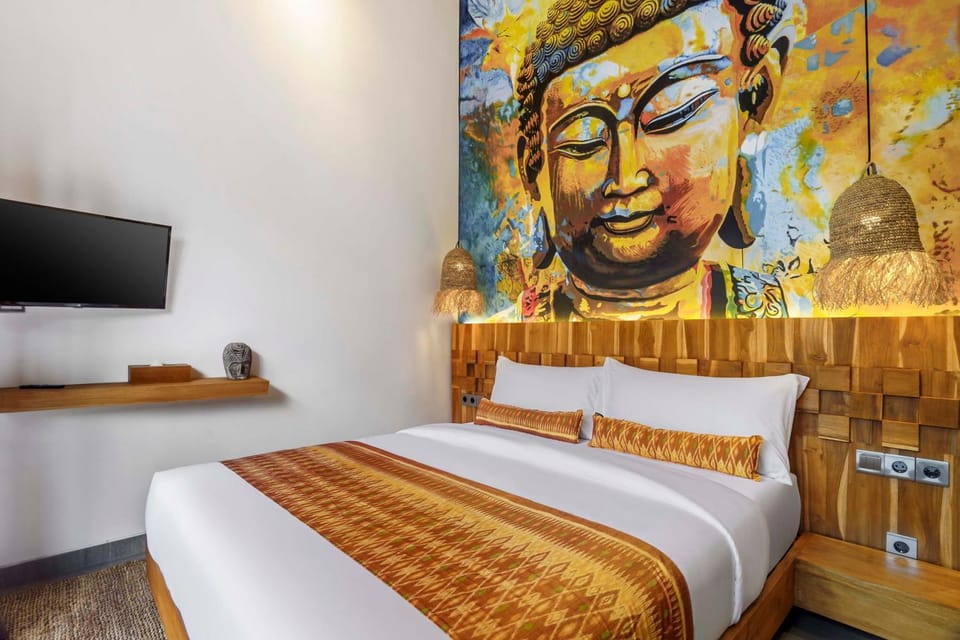 Bed, TV and multimedia, Bedroom, air conditioner