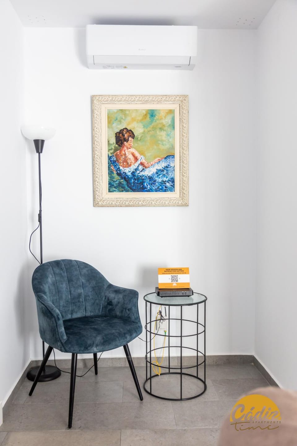 Living room, heating, air conditioner