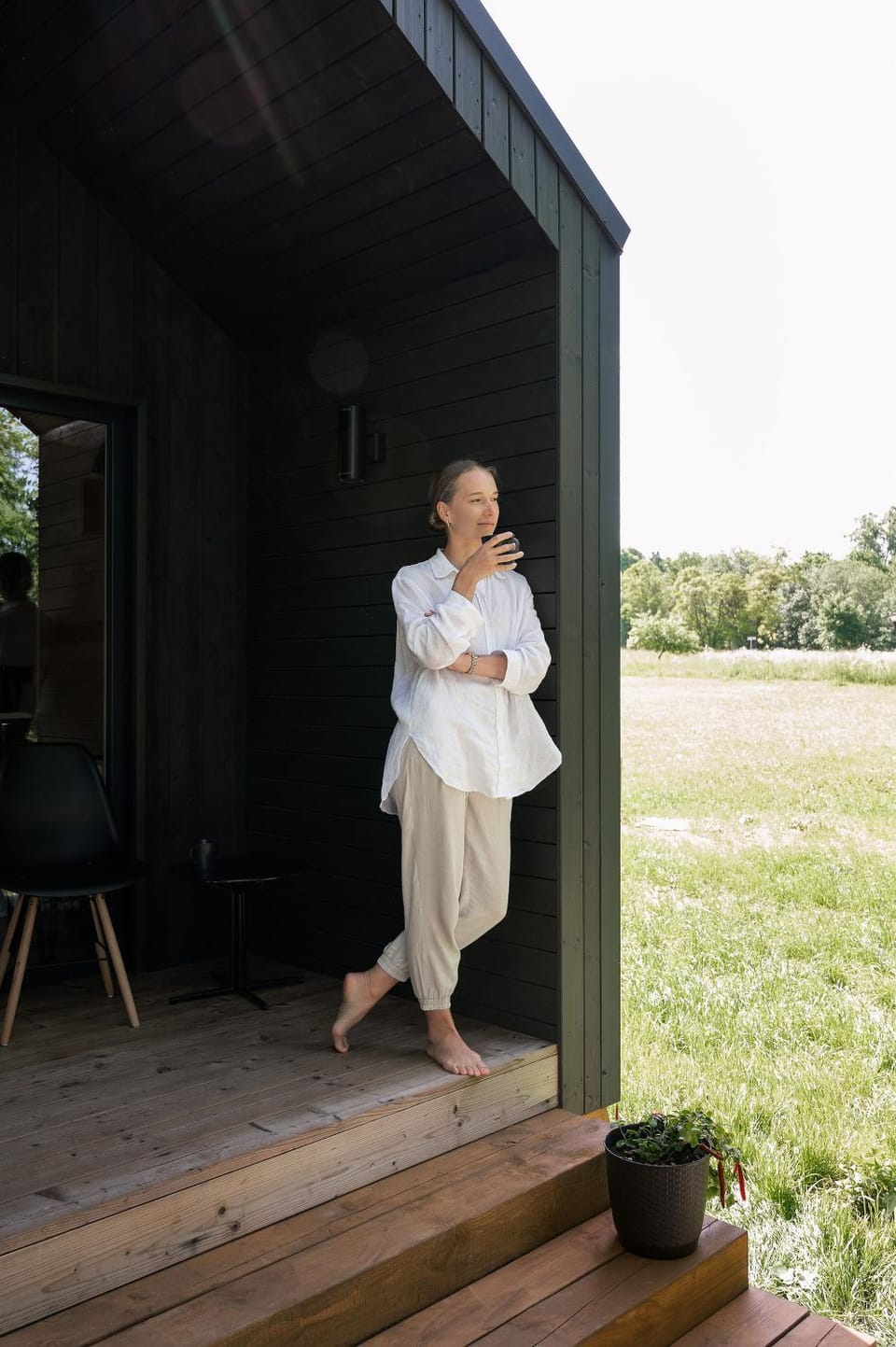 Patio, Garden, Balcony/Terrace, Garden view, River view