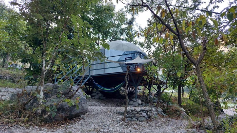 Glamping Tales by the Riverside - Luxury Geodesic Domes & Tents Luxury tent in Uttarakhand