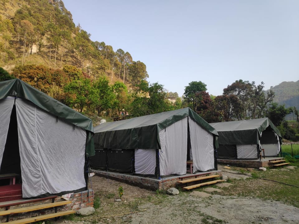 Glamping Tales by the Riverside - Luxury Geodesic Domes & Tents Luxury tent in Uttarakhand