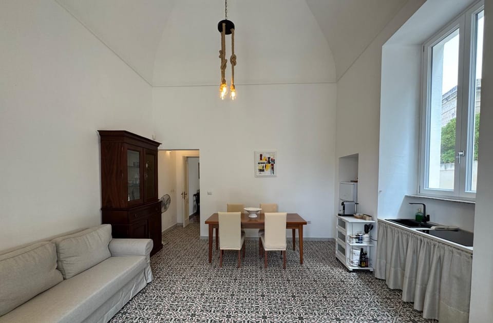 Kitchen or kitchenette, Living room, Dining area