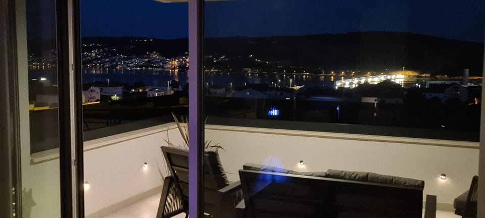 Night, Natural landscape, Balcony/Terrace, Sea view