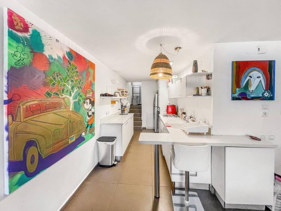 Garden Apartment 1 Min From The Beach Apartment in Herzliya